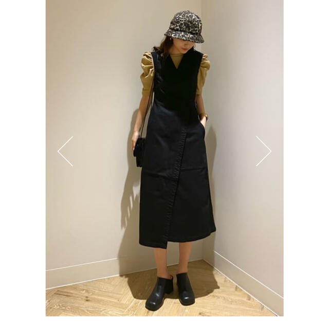 moussy(マウジー)のWAIST BELT DENIM ドレス　moussy レディースのワンピース(ロングワンピース/マキシワンピース)の商品写真