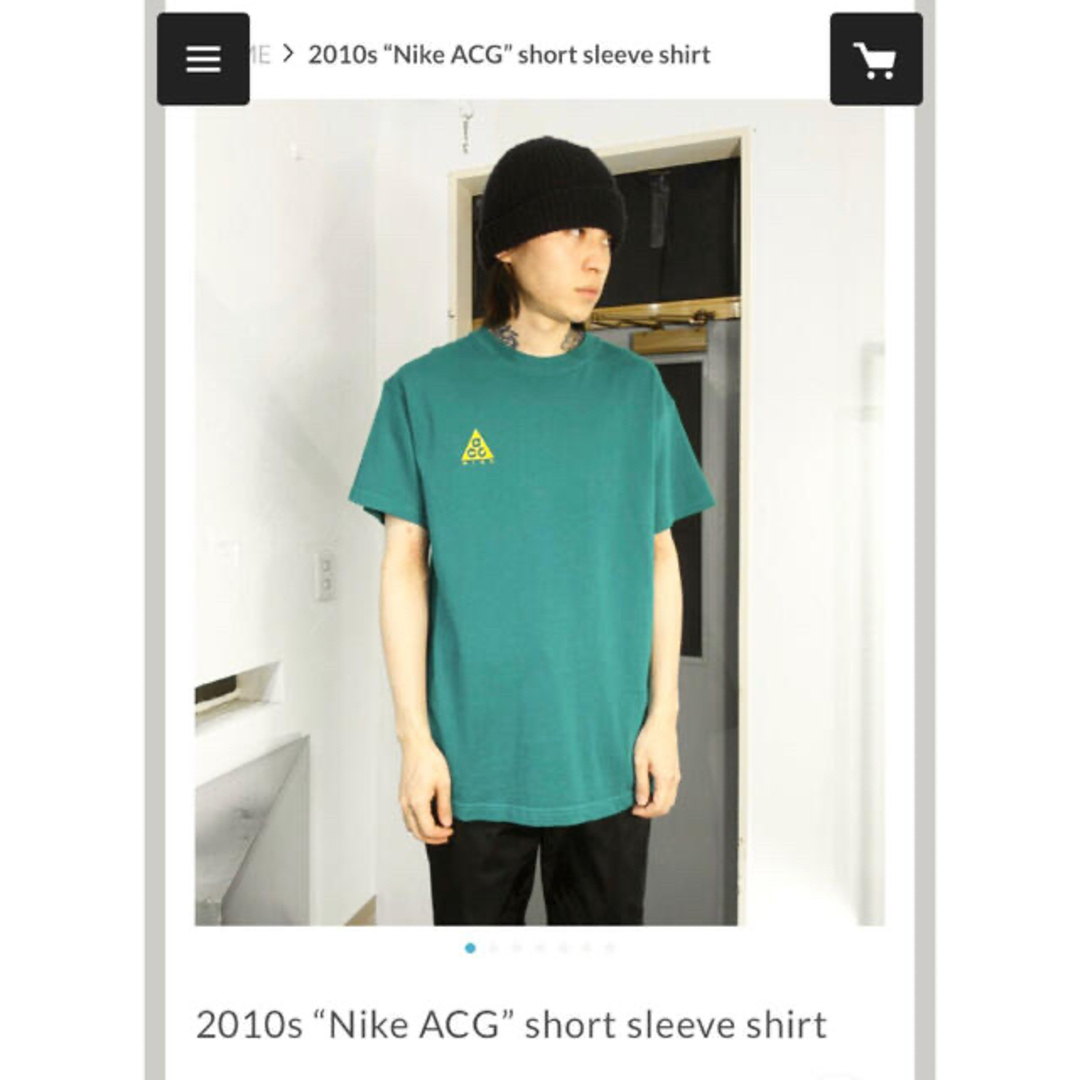 2010s "NIKE ACG" short sleeve shirt