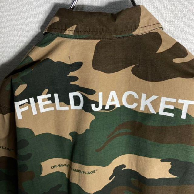 オフホワイト off-white 迷彩 カモフラージュ柄 フィールドジャケット