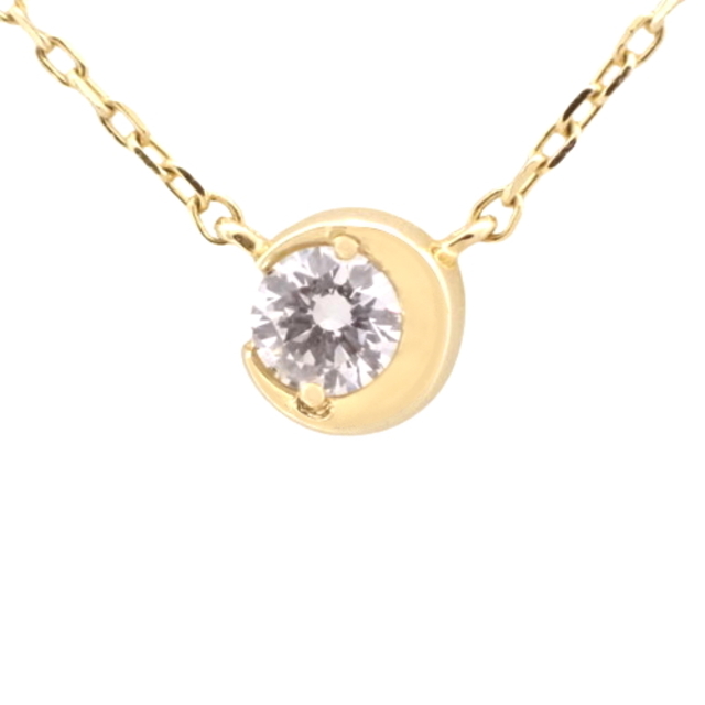 スタージュエリーネックレス MOON SETTING ダイヤモンド ネックレス