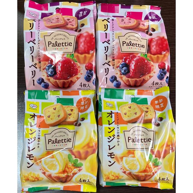 不二家(フジヤ)の不二家　クッキー　パレッティエ　4袋 食品/飲料/酒の食品(菓子/デザート)の商品写真