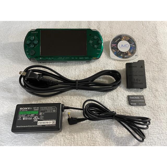 ☆動作品☆ PSP-3000  スピリティッドグリーン