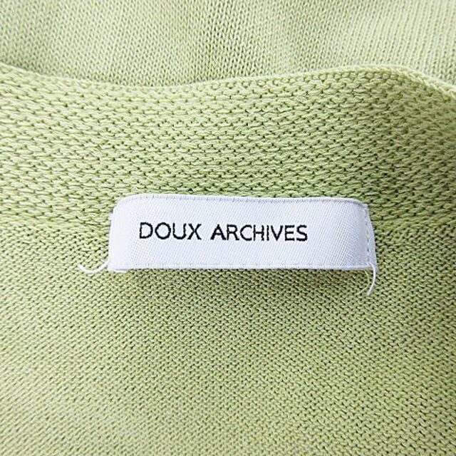 Doux archives(ドゥアルシーヴ)のドゥアルシーヴ ニット カットソー 七分袖 クルーネック 薄手 無地 F 緑 レディースのトップス(ニット/セーター)の商品写真