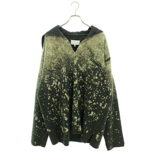 マルタンマルジェラ(Maison Martin Margiela)のマルタンマルジェラ1 22SS 白タグ S30HB0268 BLEACH SPLASH PAINT V NECK SWEATER ブリーチスプラッシュペイントプルオーバー長袖カットソー  メンズ XXL(Tシャツ/カットソー(七分/長袖))