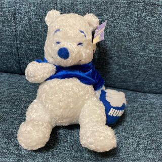 クマノプーサン(くまのプーさん)の【にゃっ様】プーさん ぬいぐるみ レア 青(ぬいぐるみ)