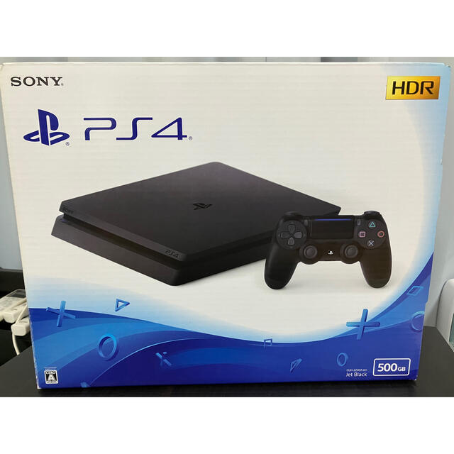 PlayStation4 - ps4 本体 ジェット・ブラック 500GB (CUH-2200AB01) の ...