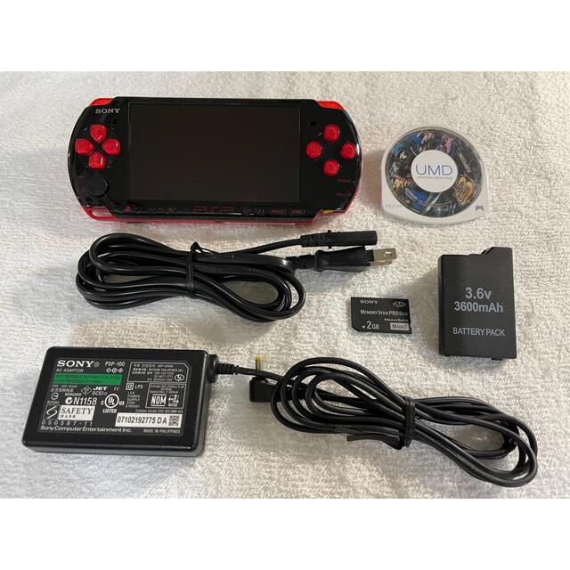 PSP-3000 (PSPJ-30017) ブラック/レッド