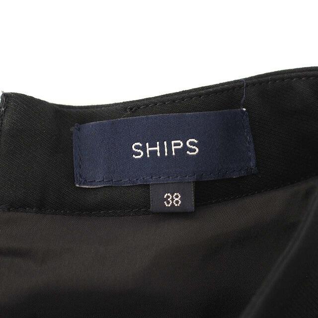 SHIPS(シップス)のシップス SHIPS ワンピース ハイネック ロング 長袖 38 M 黒 レディースのワンピース(ロングワンピース/マキシワンピース)の商品写真