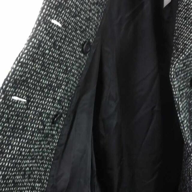 ティッカ TICCA テントコート オーバーコート ウール F 黒 ブラック約103cmゆき丈
