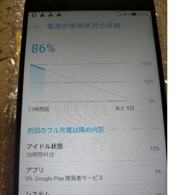 ASUS(エイスース)のzenfone4 ze554kl(z01kda) スマホ/家電/カメラのスマートフォン/携帯電話(スマートフォン本体)の商品写真