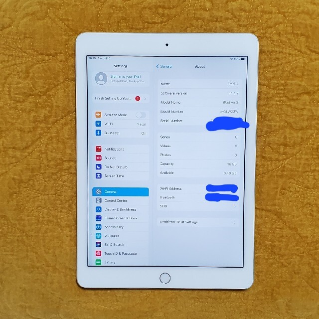 Apple タブレット iPad Air2