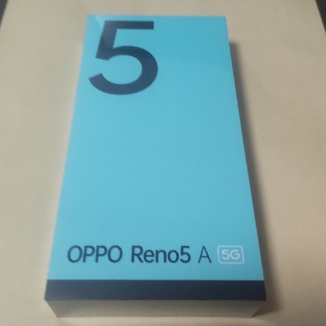 OPPO(オッポ)のOPPO Reno5 A eSIM A103OP アイスブルー スマホ/家電/カメラのスマートフォン/携帯電話(スマートフォン本体)の商品写真