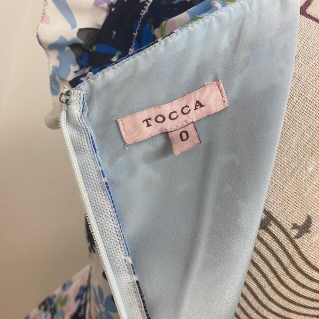 TOCCA(トッカ)のトッカブルーフラワーワンピース レディースのワンピース(ひざ丈ワンピース)の商品写真