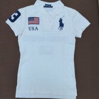 ポロラルフローレン(POLO RALPH LAUREN)の【POLO RALPH LAUREN　レディース　半袖ポロシャツ 白】(ポロシャツ)