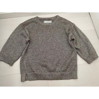 バイマレーネビルガー(BY MALENE BIRGER)のBY MALENE BIRGER ゴールドニット　値下げ(ニット/セーター)