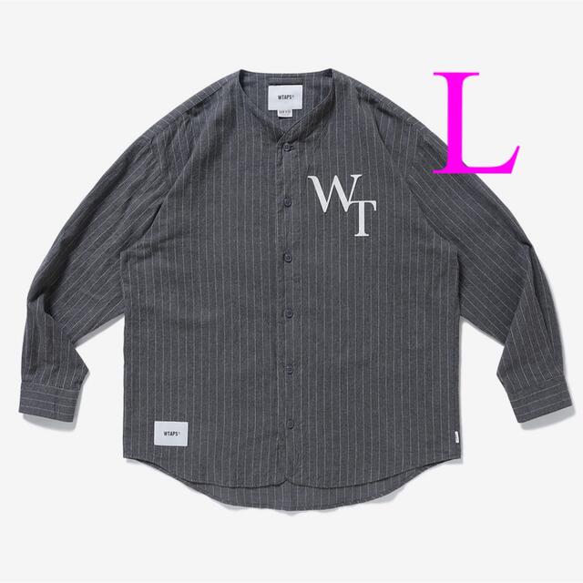 W)taps(ダブルタップス)のWTAPS 22SS LEAGUE LS GRAY グレー L ベースボール メンズのトップス(シャツ)の商品写真