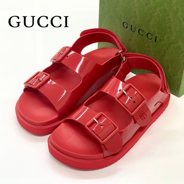 正規品低価】 Gucci - 新品 2021SS GUCCI GGロゴサンダルの通販 by