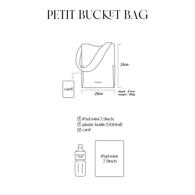 RANDEBOO  Petit bucket bagレディース