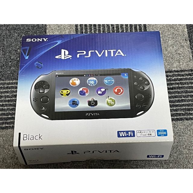 PlayStation®Vita 2000 Wi-Fiモデル ブラック/16G - 携帯用ゲーム機本体