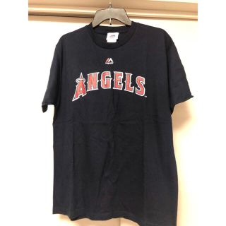 マジェスティック(Majestic)のMLBエンゼルス大谷翔平Tシャツ　マジェスティック/Majestic ネイビー(応援グッズ)