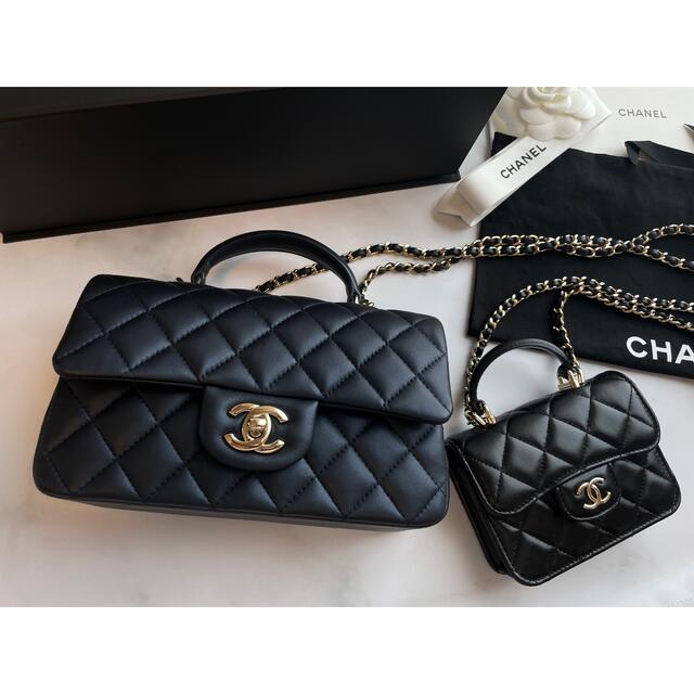 CHANEL(シャネル)のCHANEL トップハンドルミニフラップバッグ レディースのバッグ(ショルダーバッグ)の商品写真