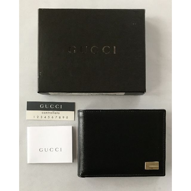 未使用】GUCCI 二つ折り 財布(小銭入れ無し) | eloit.com