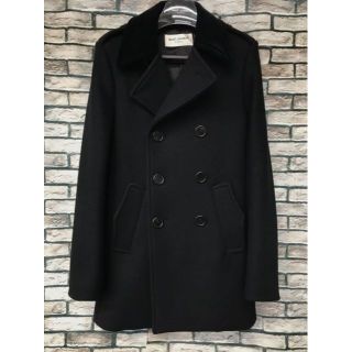 サンローラン(Saint Laurent)のサンローランパリ☆16AW クラシックキャビンチューブ ベルベットカラーPコート(ピーコート)