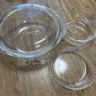 パイレックス(Pyrex)のパイレックス　ガラス食器　3点セット(食器)