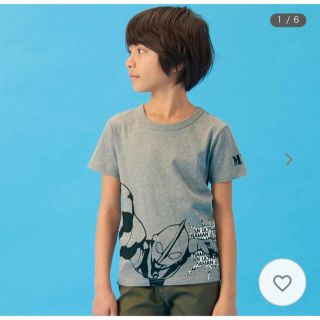 バンダイ(BANDAI)の新品　バンダイ　ベルメゾン　ウルトラマンコラボTシャツ　90 グレー (Tシャツ/カットソー)