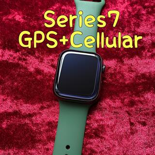 Apple Watch - Apple Watch Series7 グリーン 45mm アップルウォッチ