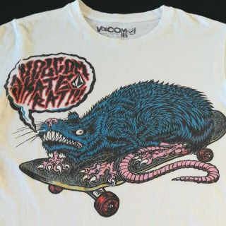 VOLCOM 半袖Tシャツ メンズSサイズ 古着 スケーター(Tシャツ/カットソー(半袖/袖なし))