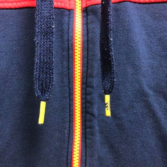 adidas - アディダス◇adidas バイカラー ジップアップパーカー 古着の