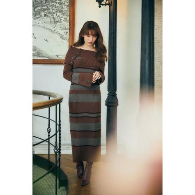 Cashmere-blend Stripe Knit Dress