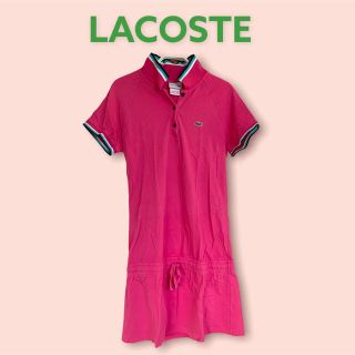 新品未使用LACOSTE ポロシャツワンピース ゴルフウェア