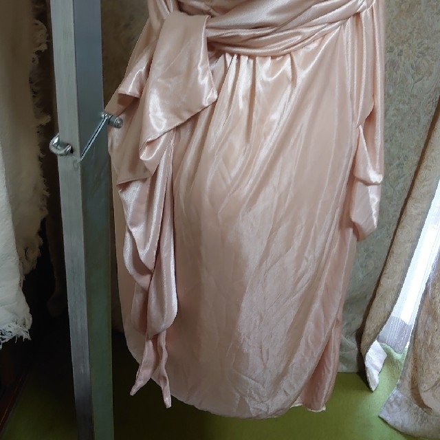 ピンクゴールドドレス レディースのワンピース(ロングワンピース/マキシワンピース)の商品写真