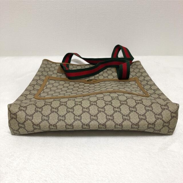 Gucci(グッチ)のGUCCI グッチプラス　オールドグッチ　シェリーライン　トートバッグ　GG レディースのバッグ(トートバッグ)の商品写真