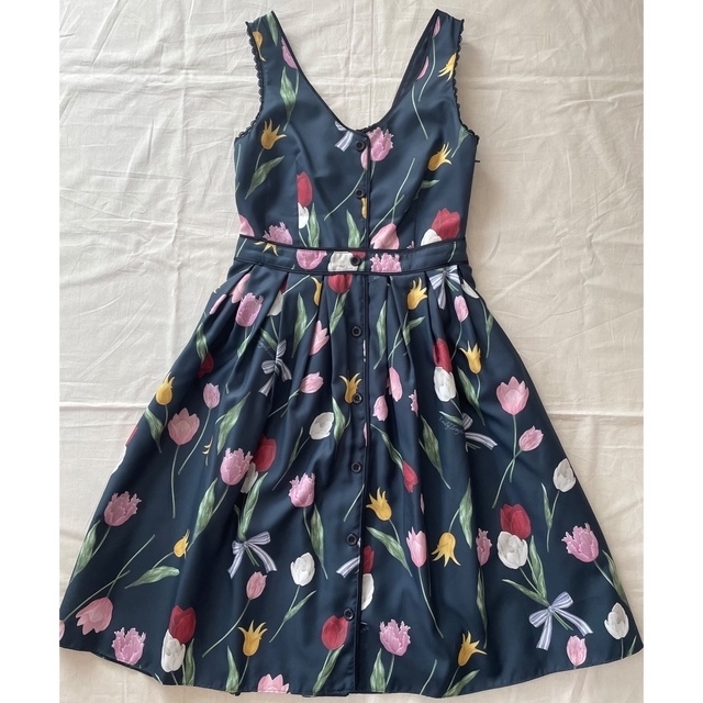 Emily Temple cute チューリップセットアップワンピース Emily Temple cute チューリップセットアップワンピース