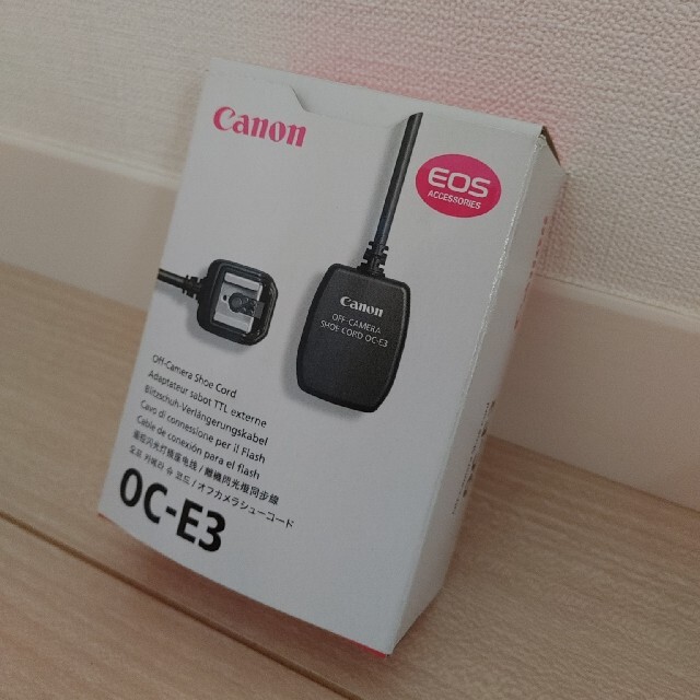 Canon(キヤノン)の【匿名配送】新品未開封　オフカメラシューコード　OC-E3 キャノン スマホ/家電/カメラのカメラ(その他)の商品写真