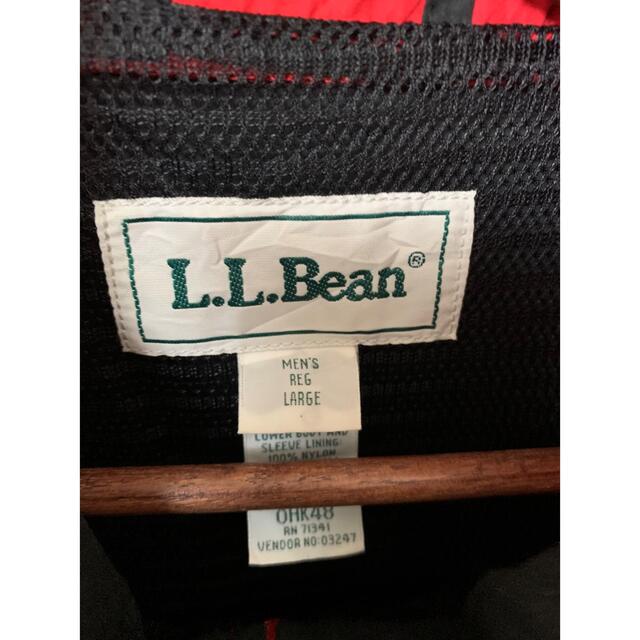 L.L.Bean(エルエルビーン)の【OLD】エルエルビーン マウンテンパーカー レッド ブルー ブラック 好配色 メンズのジャケット/アウター(マウンテンパーカー)の商品写真
