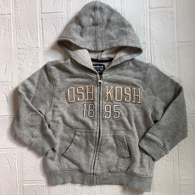 OshKosh(オシュコシュ)の100cm  OSHKOSH ジップアップパーカー キッズ/ベビー/マタニティのキッズ服男の子用(90cm~)(ジャケット/上着)の商品写真