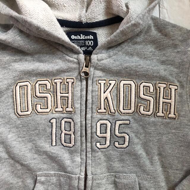 OshKosh(オシュコシュ)の100cm  OSHKOSH ジップアップパーカー キッズ/ベビー/マタニティのキッズ服男の子用(90cm~)(ジャケット/上着)の商品写真