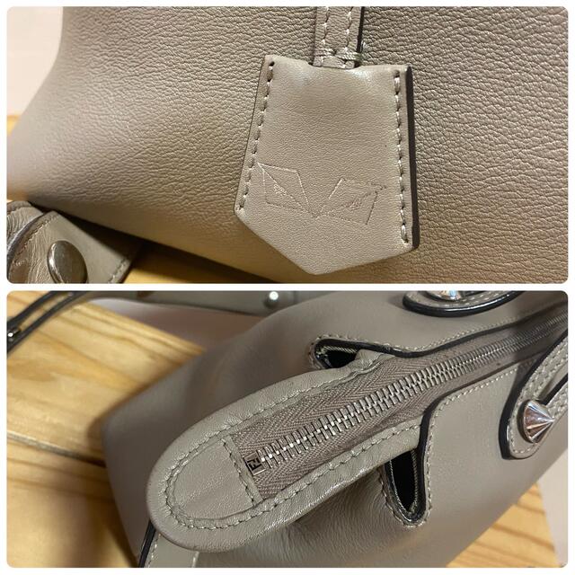 長期納期 FENDI バイザウェイ モンスター ミディアム グレージュ 2WAY