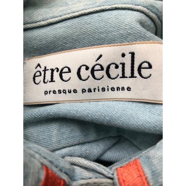 【etre cecile】エトレセシル  スペイン　デニム　シャツ　ジャケット