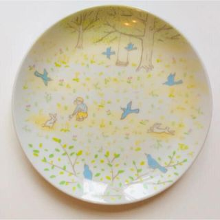 ウェッジウッド(WEDGWOOD)の♡ピーターラビット付き♡ 市川和美　小鳥と少年の春色皿　小皿　プレート(食器)