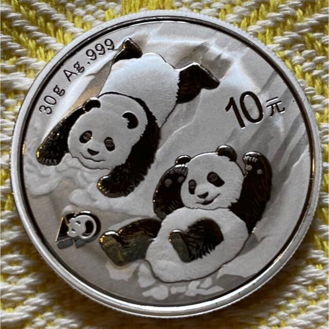 2022年 純銀 パンダ銀貨 30g 中国 10元 シルバーコイン