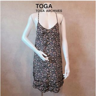 TOGA トーガ キャミワンピース レオパード マルチ レオパードひょう柄(ひざ丈ワンピース)