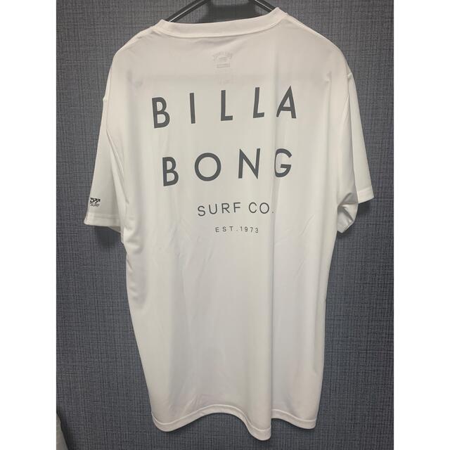 billabong(ビラボン)の『新品』ビラボン 半袖ラッシュガード Tシャツ　サイズXL ホワイト メンズのトップス(Tシャツ/カットソー(半袖/袖なし))の商品写真