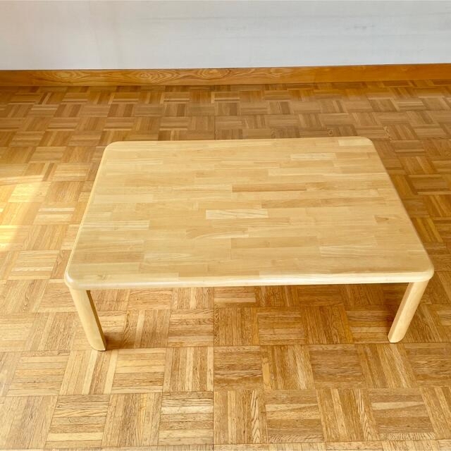 ニトリ 天然木 センターテーブル ローテーブル 木製 折りたたみ