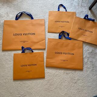 ルイヴィトン(LOUIS VUITTON)の5枚　ルイヴィトン　LOUIS VUITTON 紙袋　ショッパー(ショップ袋)