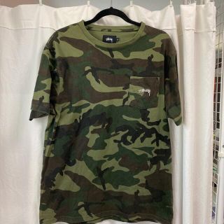 ステューシー(STUSSY)のステューシー　迷彩柄　カモフラ柄　半袖Tシャツ(Tシャツ/カットソー(半袖/袖なし))